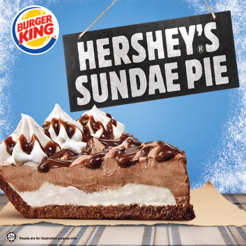 Burger King 宣布推出香浓巧克力派Hershey's Sundae Pie！巧克力控的最爱！ - LEESHARING