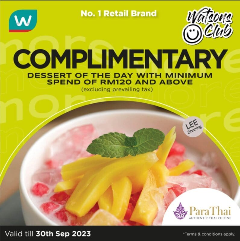 Leesharing - ✓Watsons 优惠： ✓领取Watsons  RM39折扣券：